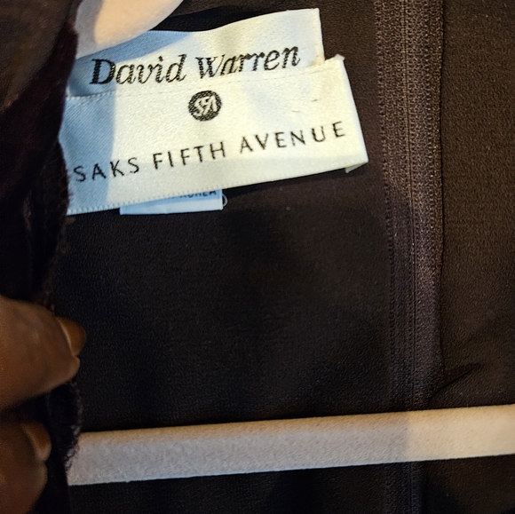 VTG David Warren Saks Fifth Avenue Suede Dress - Picture 4 of 7